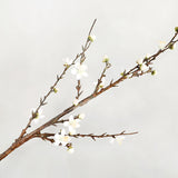 Artificial white cherry blossom flowers For vase Home decor