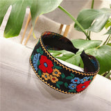 Artisan Crochet Design:Hair band National style European and American style  embroidery wide