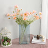 Artificial pink poppy flowers For vase Table decor Home decor