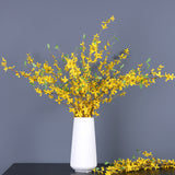 Artificial yellow Winter jasmine For vase Home decor