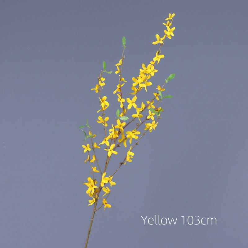 Artificial yellow Winter jasmine For vase Home decor