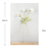 Artificial white poppy flowers For vase Table decor Home decor