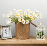 Artificial white poppy flowers For vase Table decor Home decor