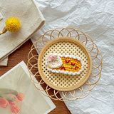 Cozy and Elegant: Knitted Flower Embellishment for Home Décor